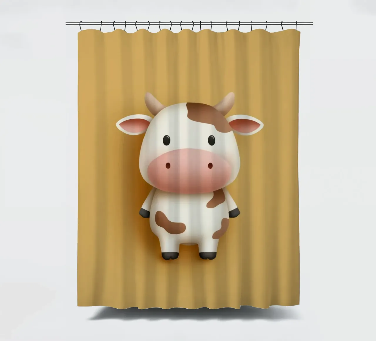 Mucca per l'asilo nido tenda da doccia da Pictura