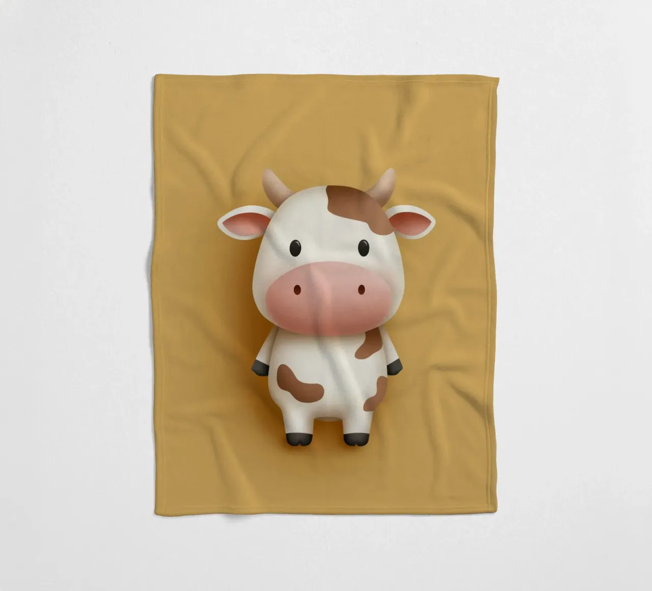 Mucca per l'asilo nido coperta in pile da Pictura