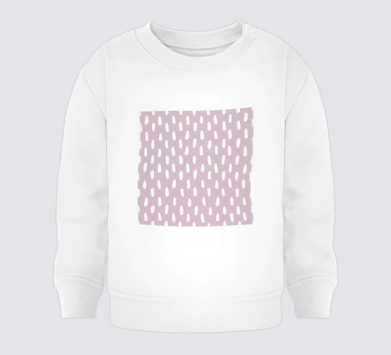 Abbigliamento attivo disegnato a mano linee bianche pennello semplice modello felpa neonato da gulsengunel