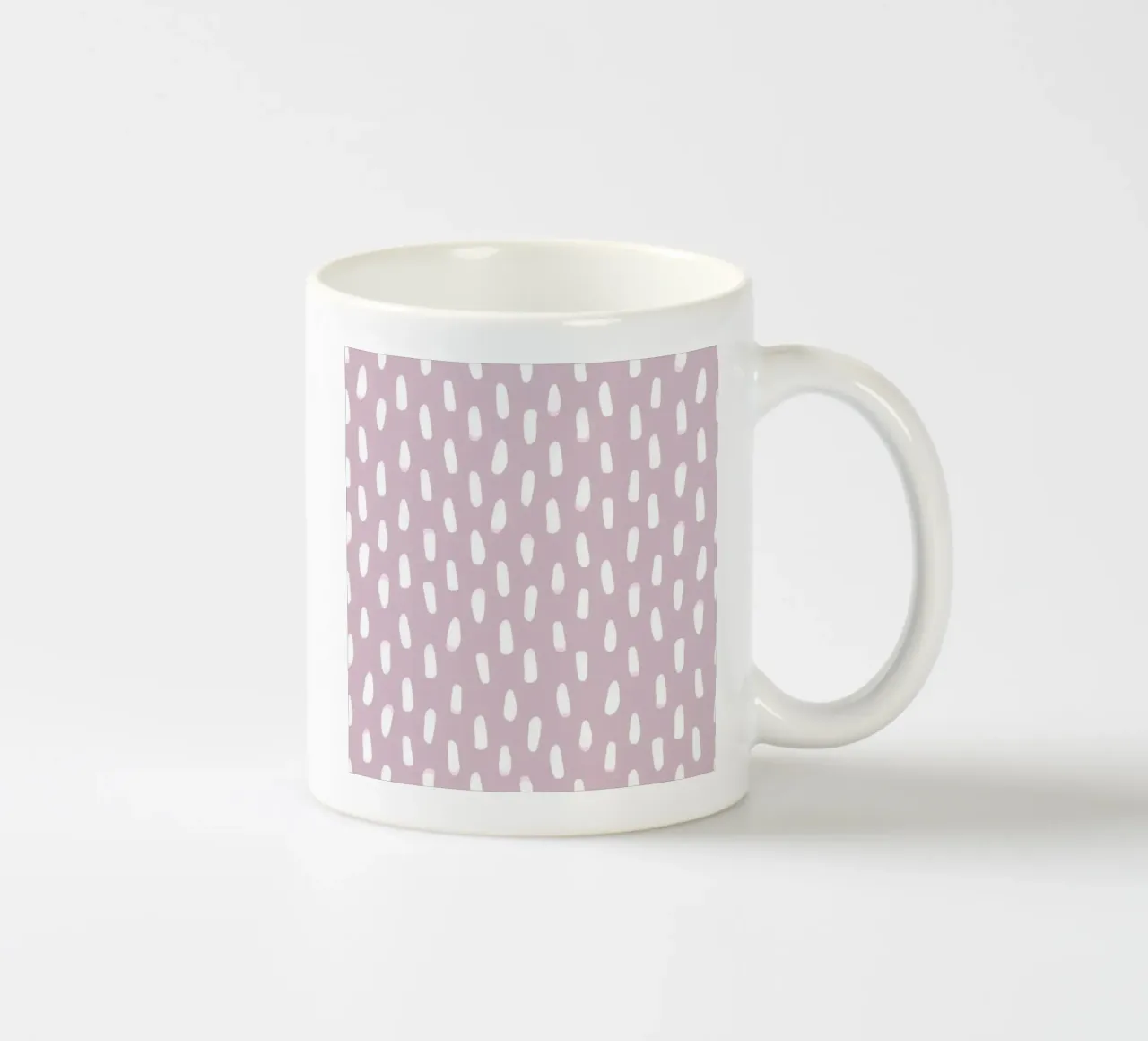 Abbigliamento attivo disegnato a mano linee bianche pennello semplice modello tazza in ceramica da gulsengunel