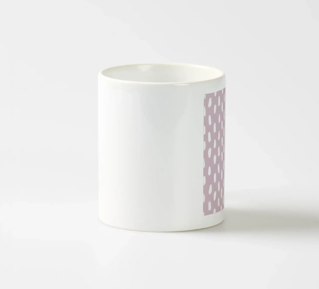 Abbigliamento attivo disegnato a mano linee bianche pennello semplice modello tazza in ceramica da gulsengunel