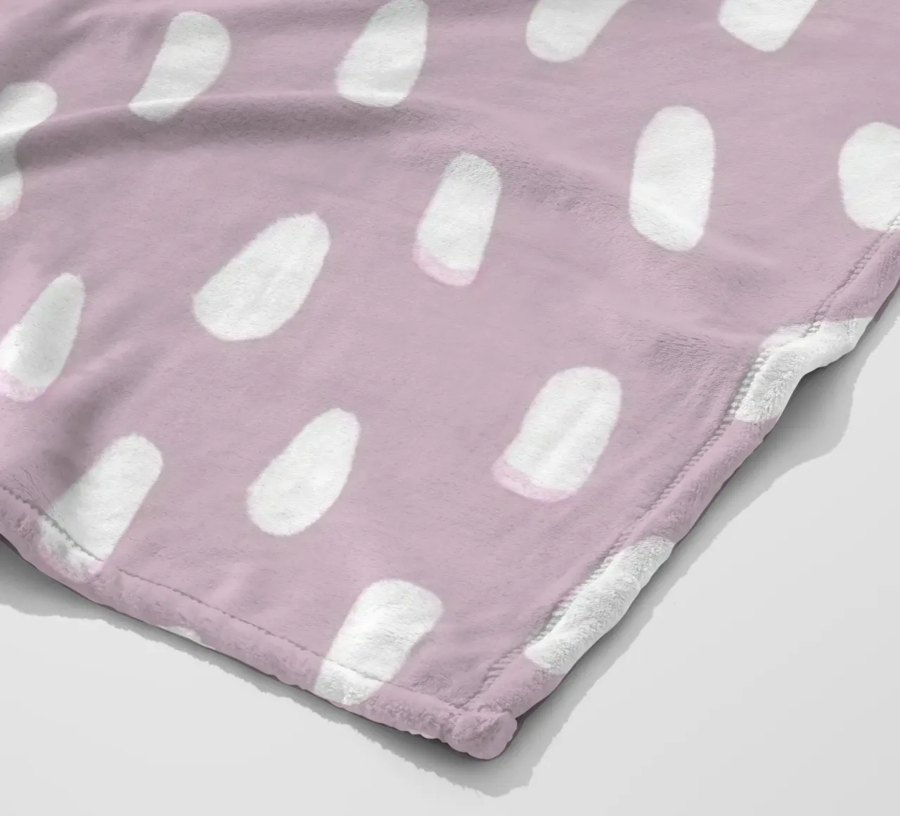 Abbigliamento attivo disegnato a mano linee bianche pennello semplice modello coperta in pile da gulsengunel