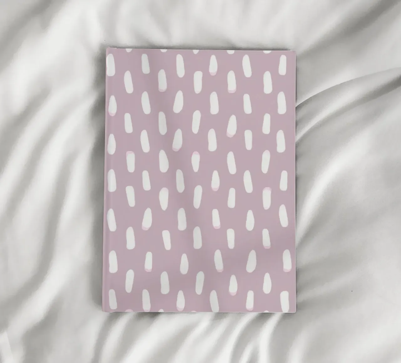 Active wear hand drawn white lines brush simple pattern notebook by gulsengunel