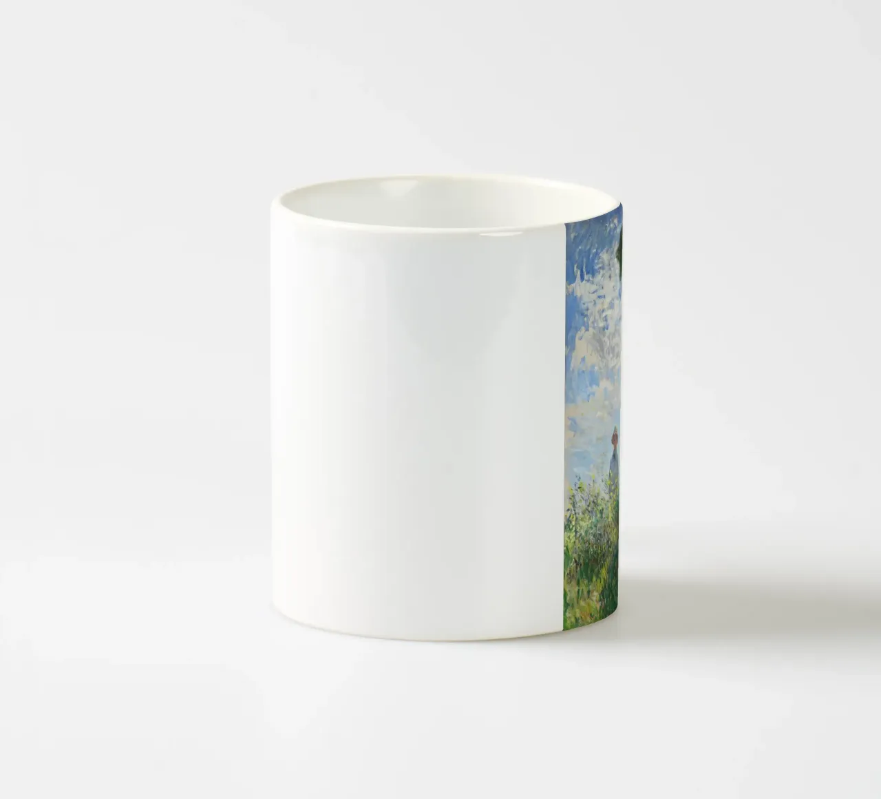 Madame Monet e suo figlio (1875) di Claude Monet tazza in ceramica da Classic Art Prints