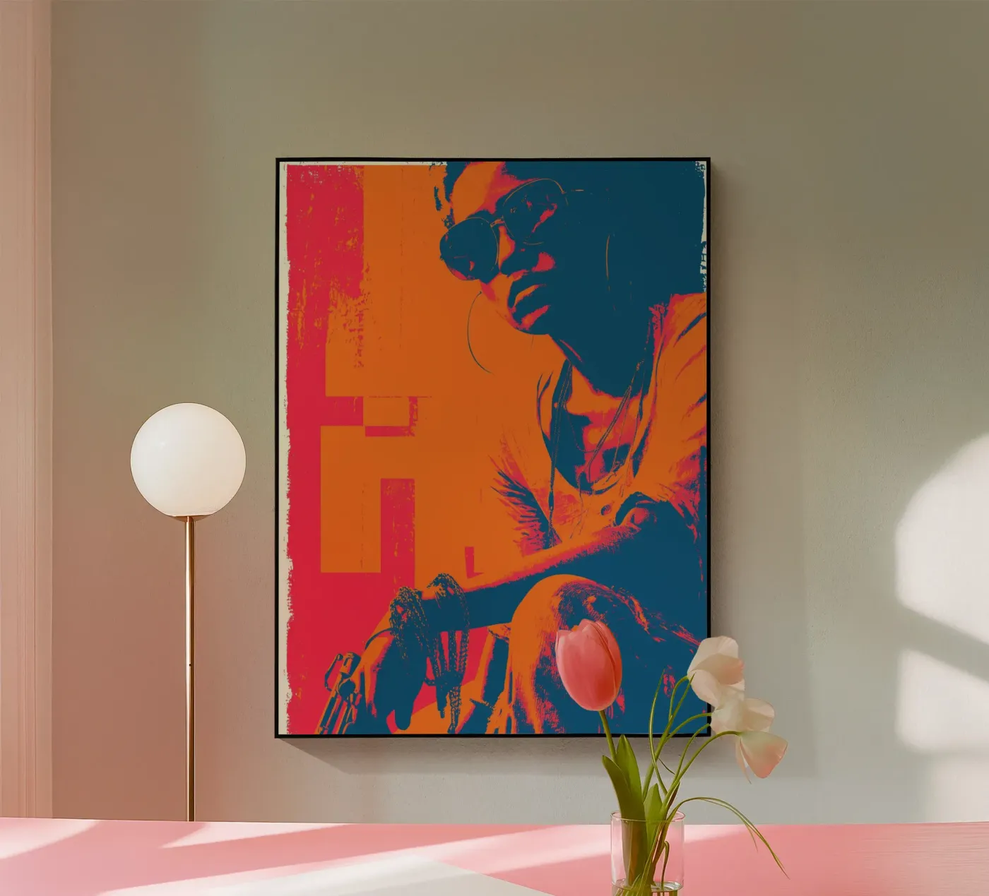 Ragazza skate plexiglass da Pictura