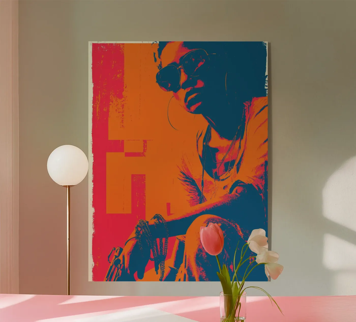 Ragazza skate plexiglass da Pictura