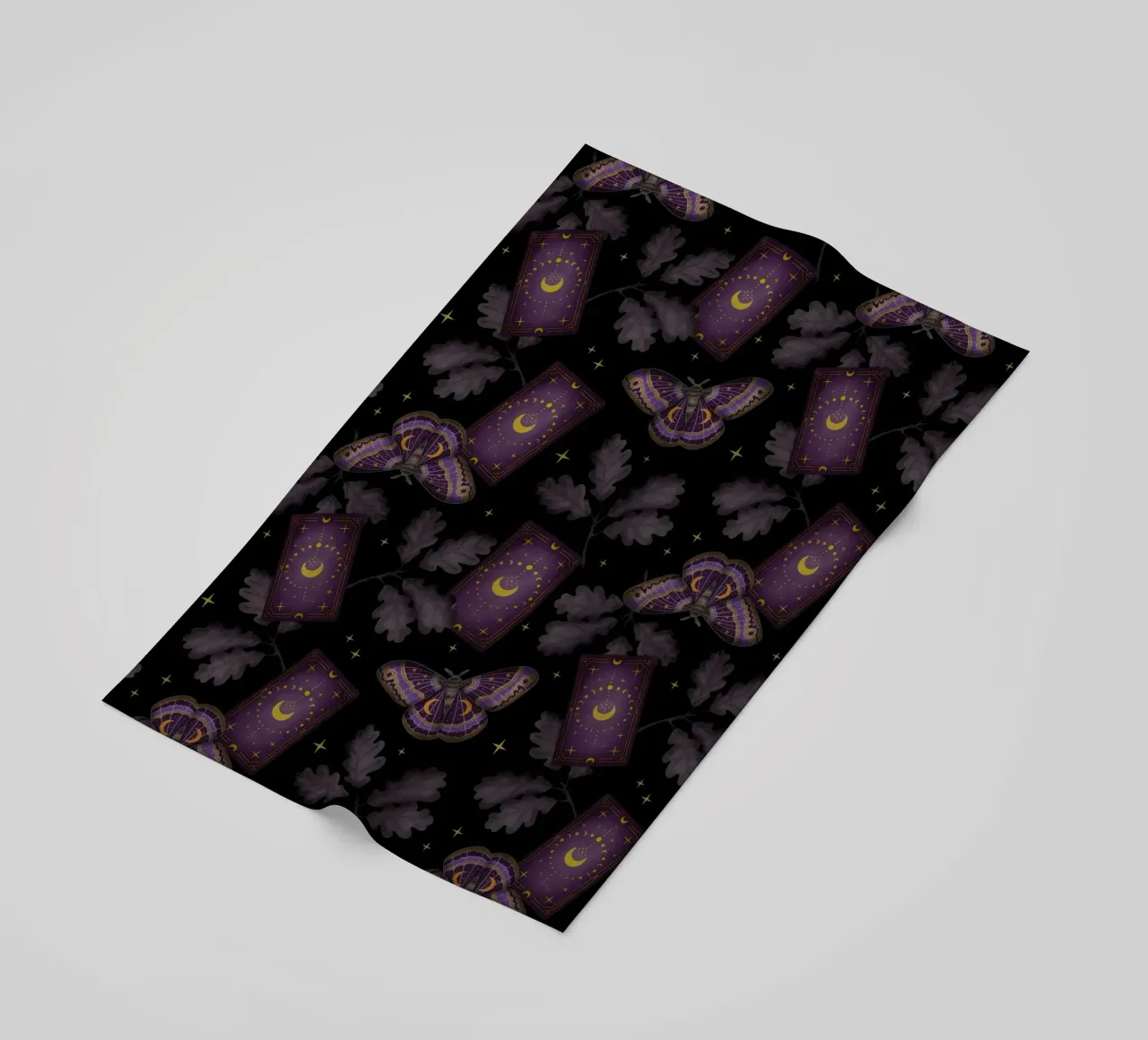 Nocturna Tarot beach towel by Vivi Nicolin