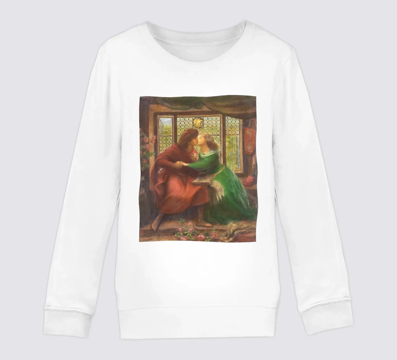 Paolo and Francesca da Rimini by Dante Gabriel Rossetti felpa bambino da Venus Art