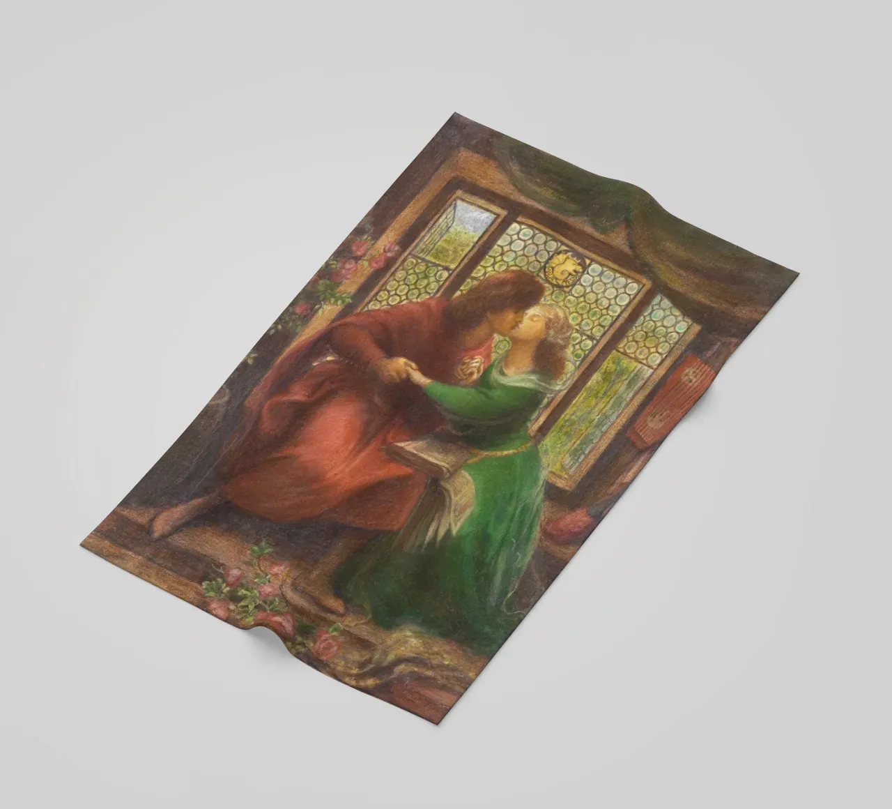 Paolo and Francesca da Rimini by Dante Gabriel Rossetti telo mare da Venus Art