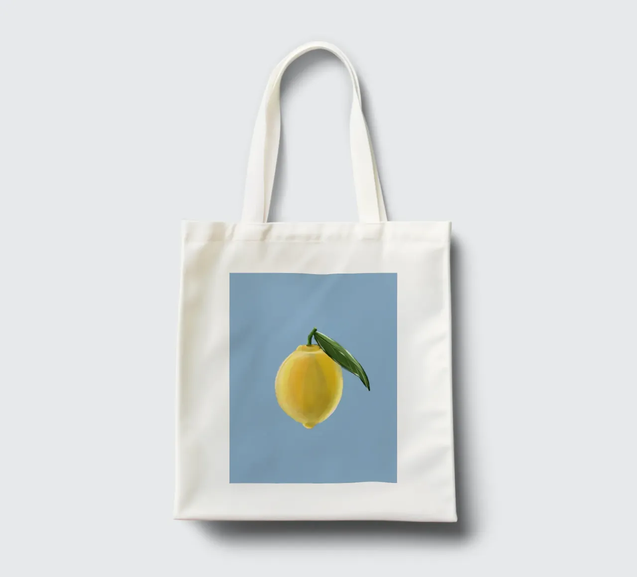 Zitrone borsa in juta da sketch_visual_studio