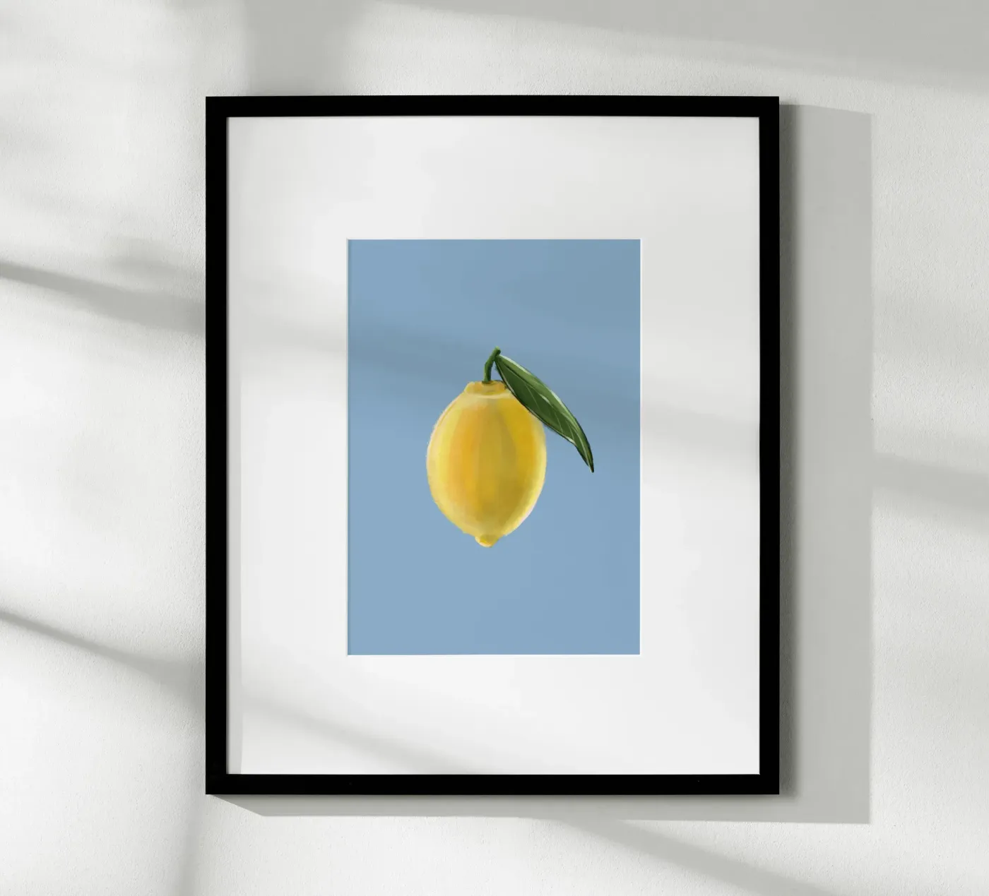 Zitrone poster by by elle arts moments