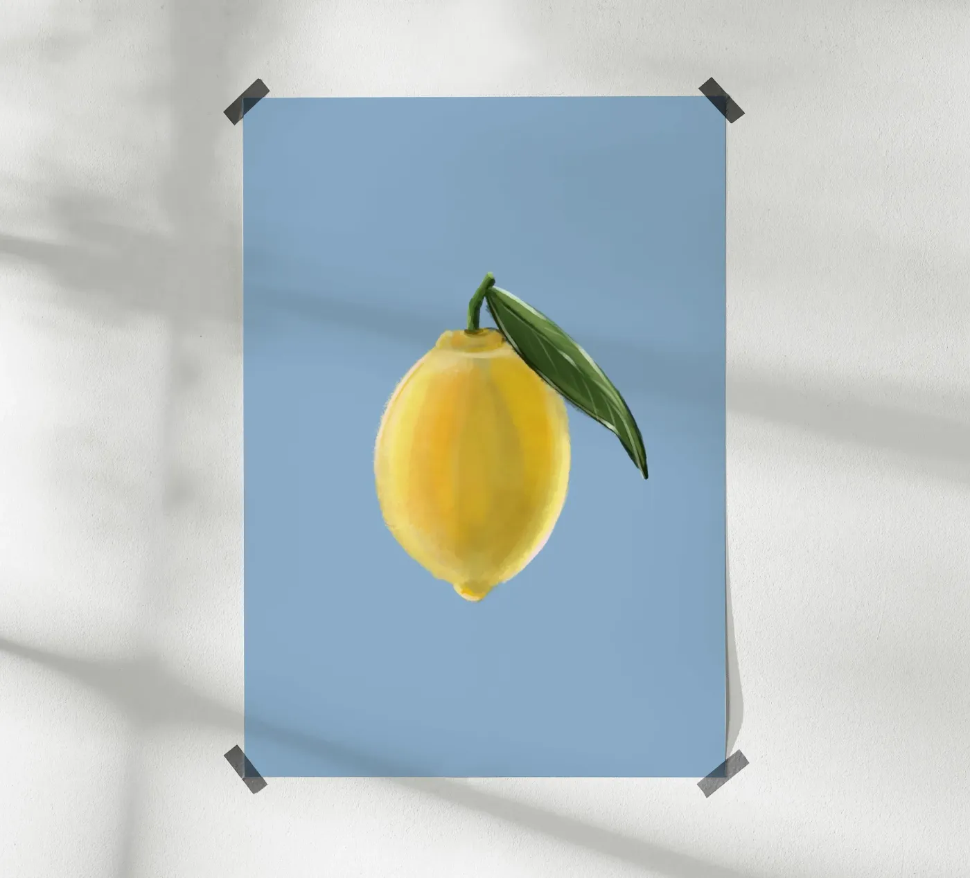 Zitrone poster by by elle arts moments