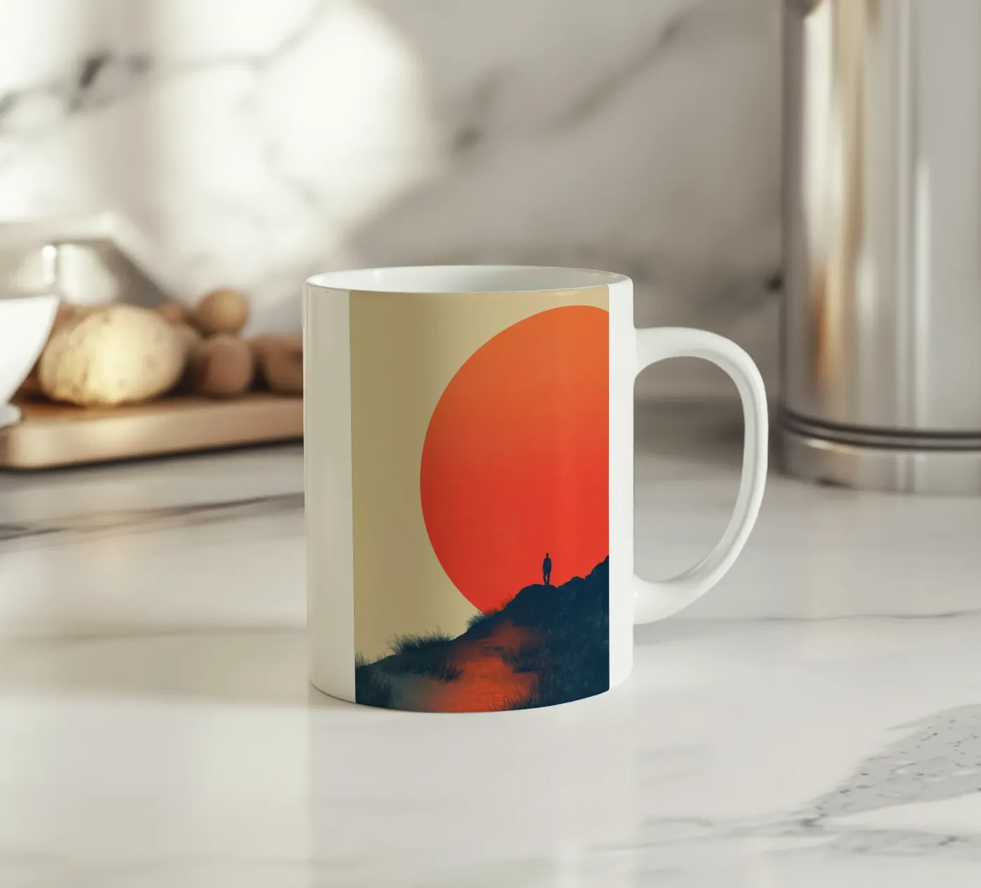 Sunset tazza in ceramica da Pictura