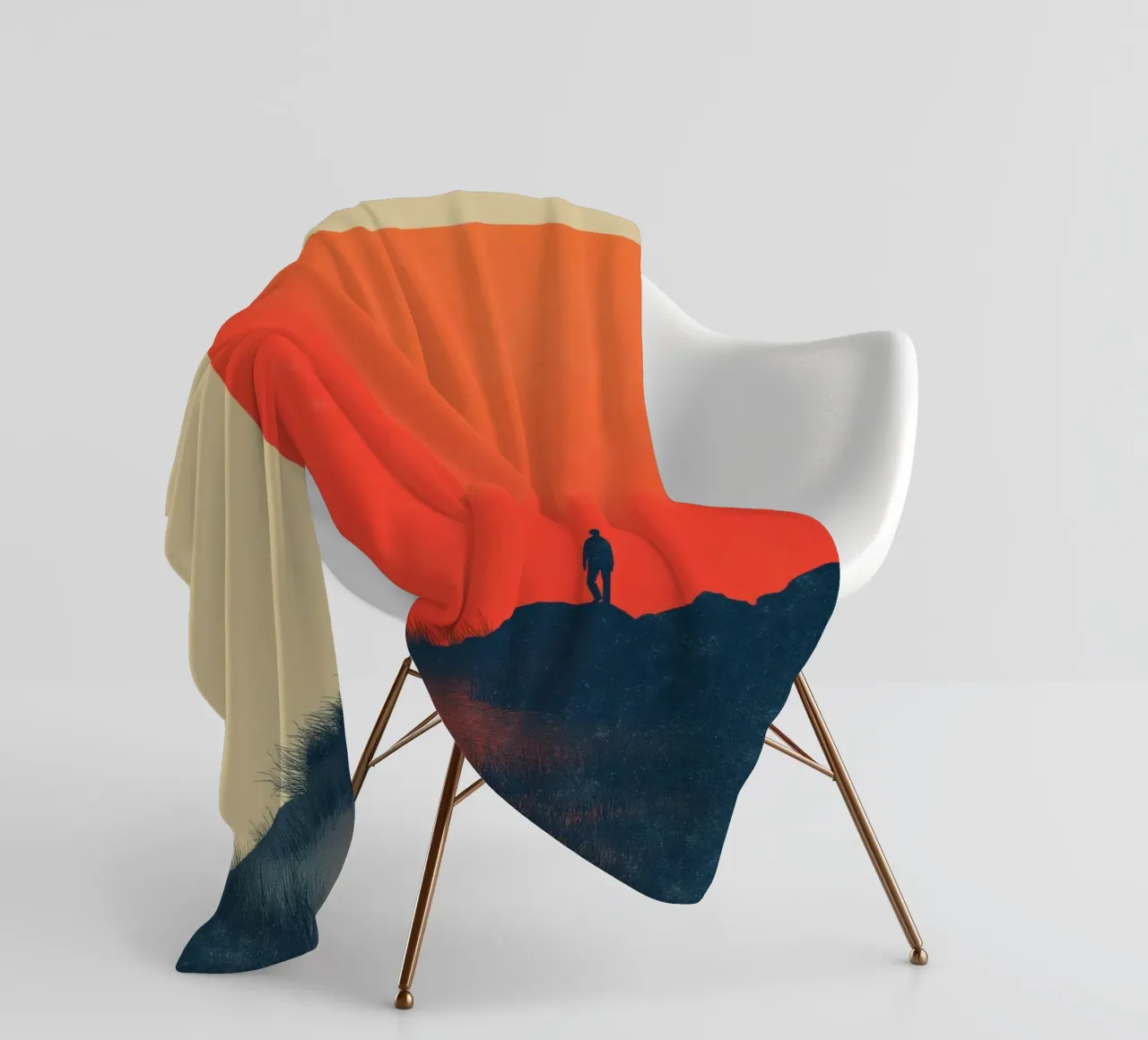 Sunset coperta in pile da Pictura