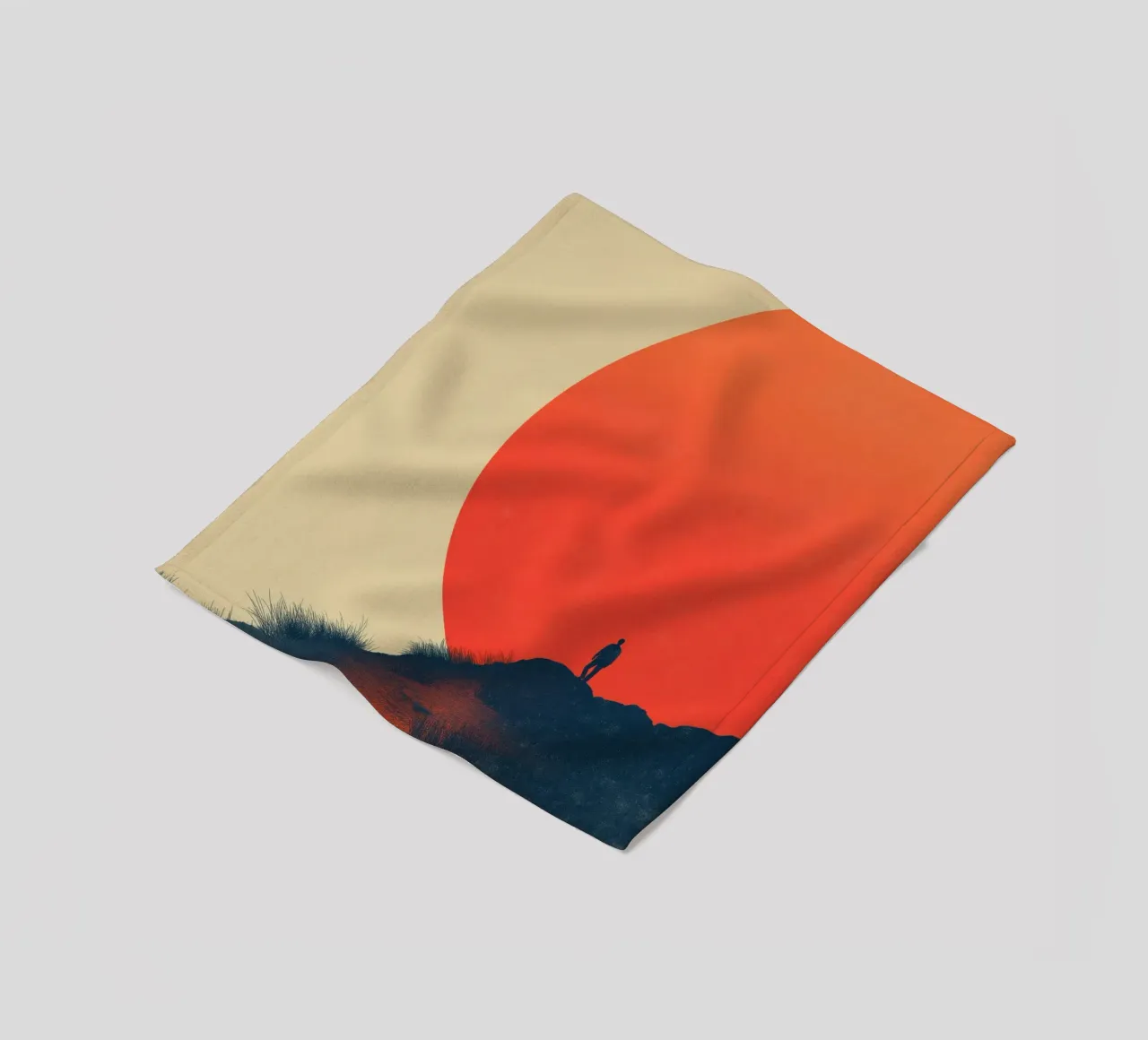 Sunset coperta in pile da Pictura