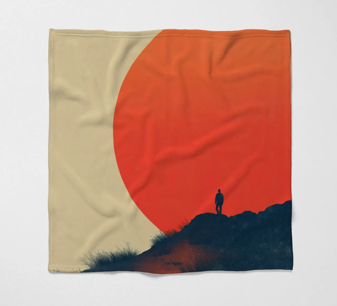 Sunset coperta in pile da Pictura