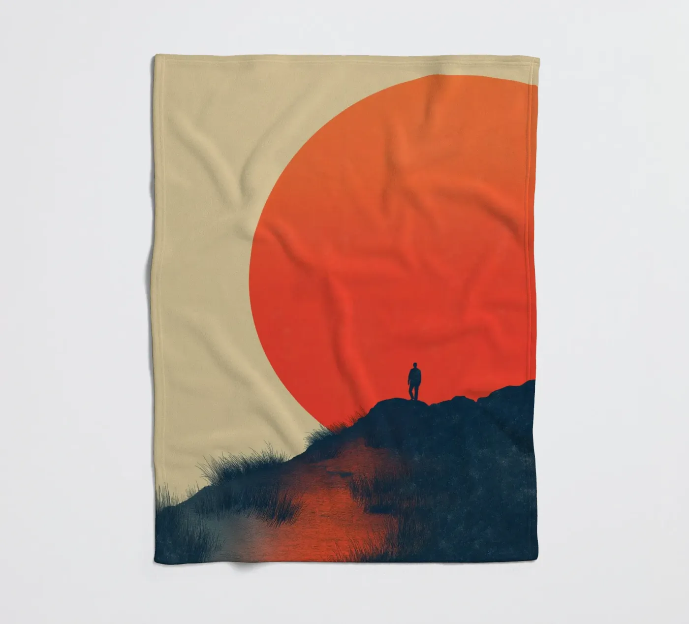 Sunset coperta in pile da Pictura