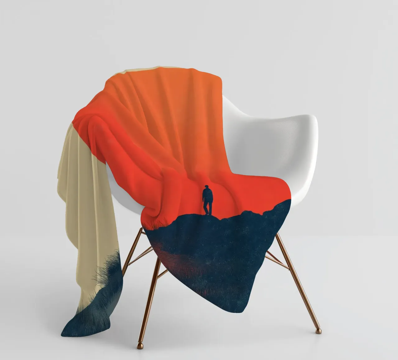 Sunset coperta in pile da Pictura