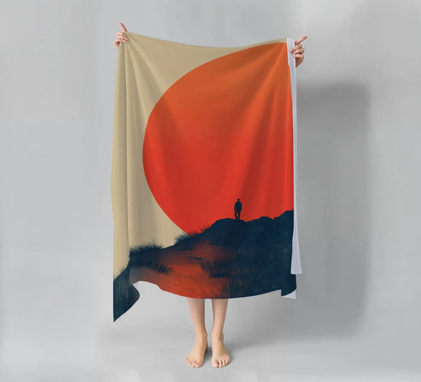 Sonnenuntergang Strandtuch von Pictura