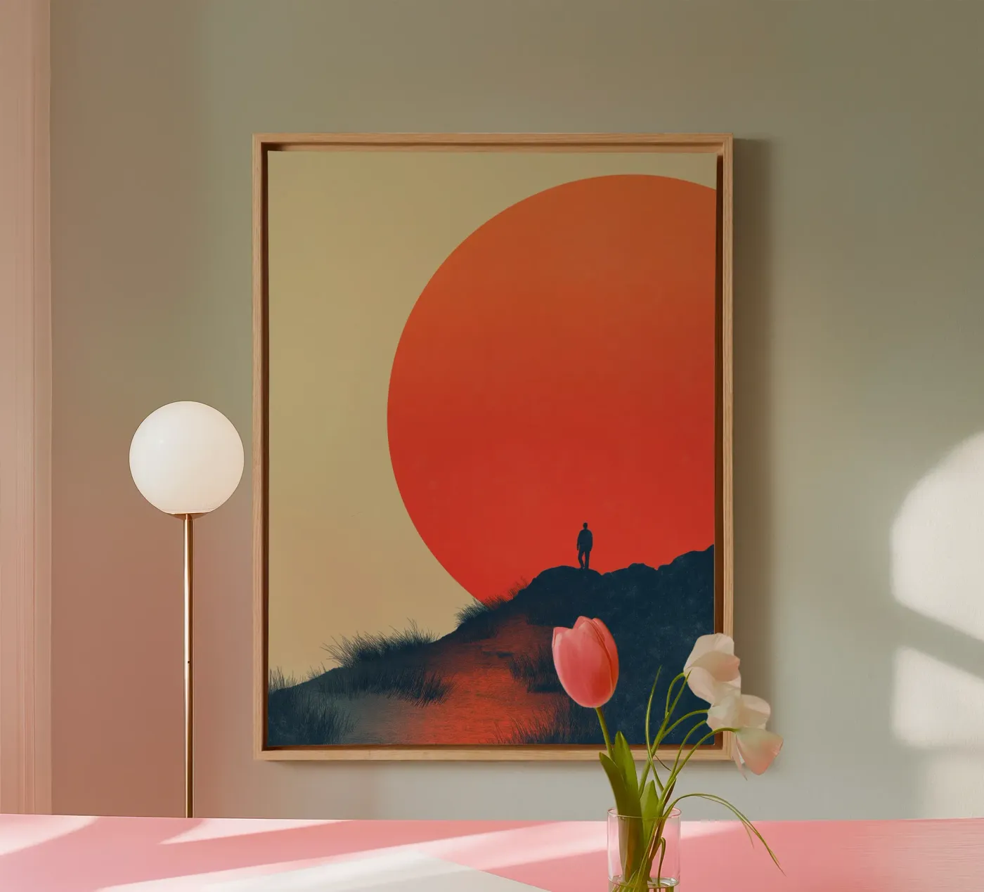 Sunset canvas by Pictura