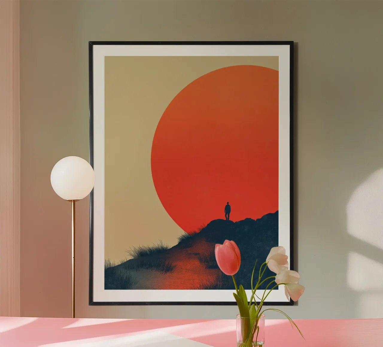Sunset poster by Pictura