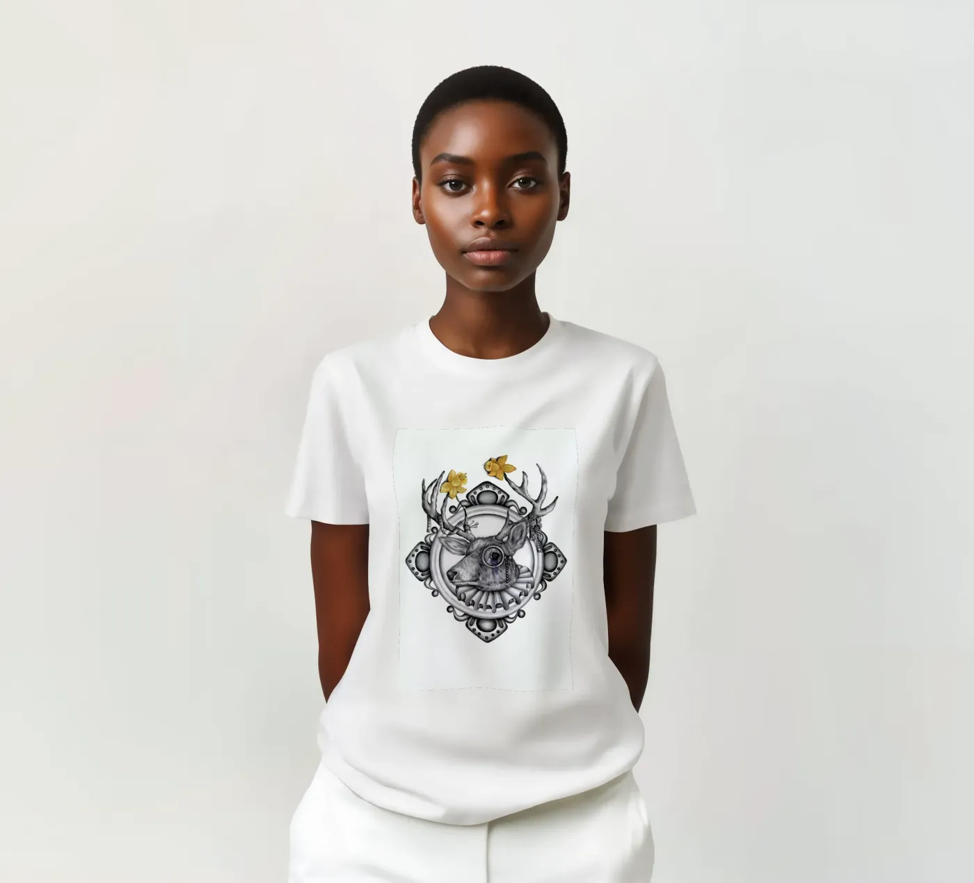 Deer t-shirt da Maria Vdovichenko