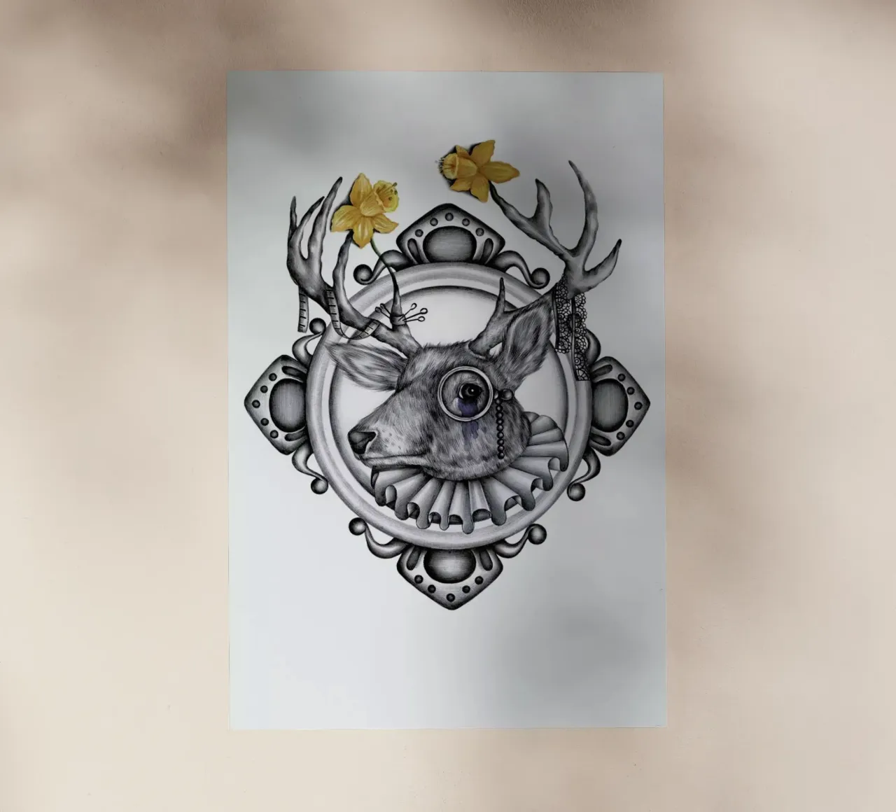 Deer pellicola backlit da Maria Vdovichenko