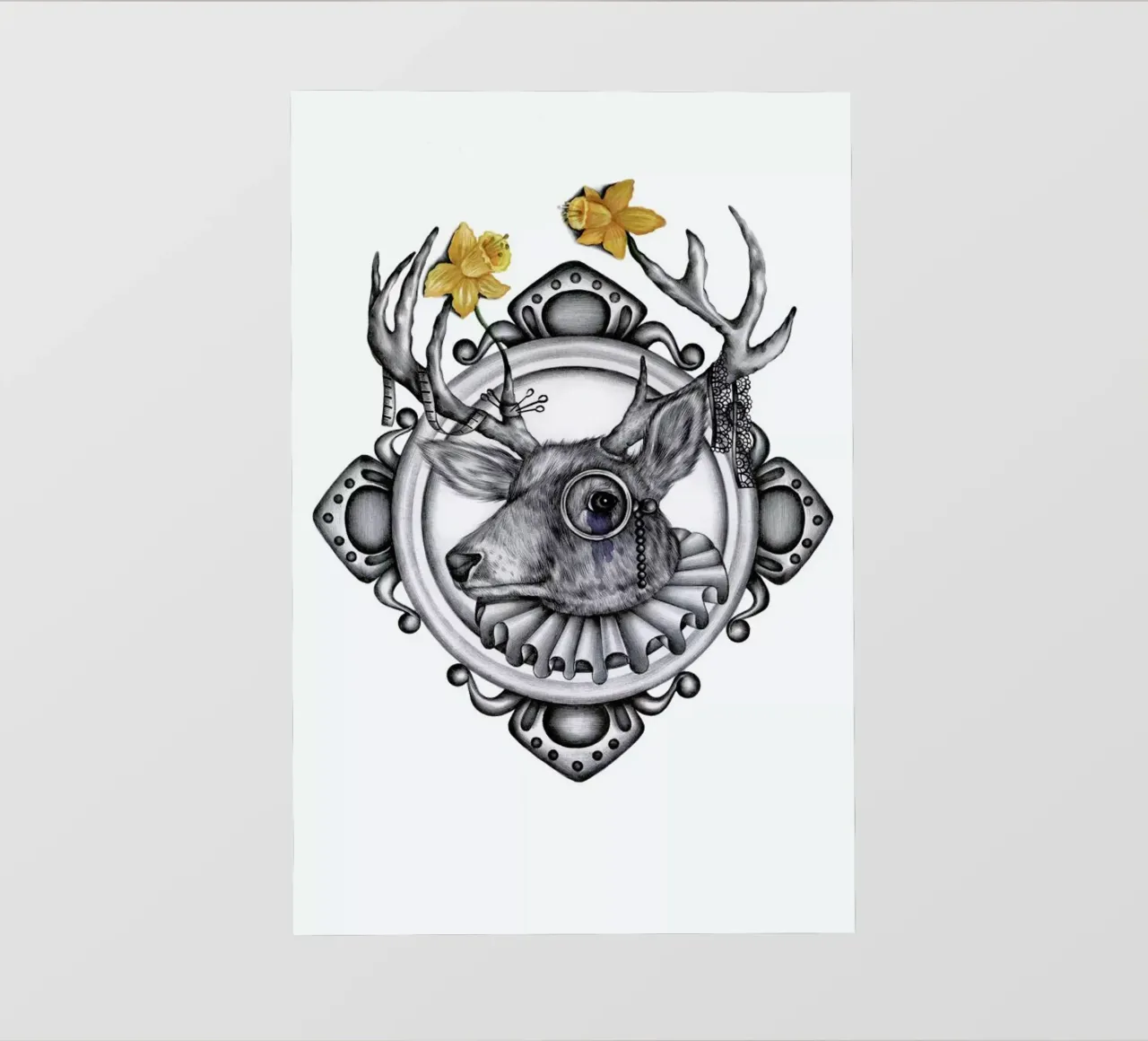 Deer pellicola backlit da Maria Vdovichenko