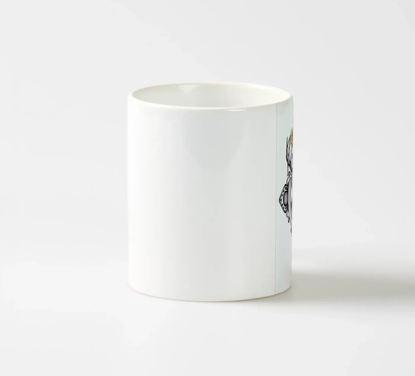 Deer ceramic mug by Maria Vdovichenko