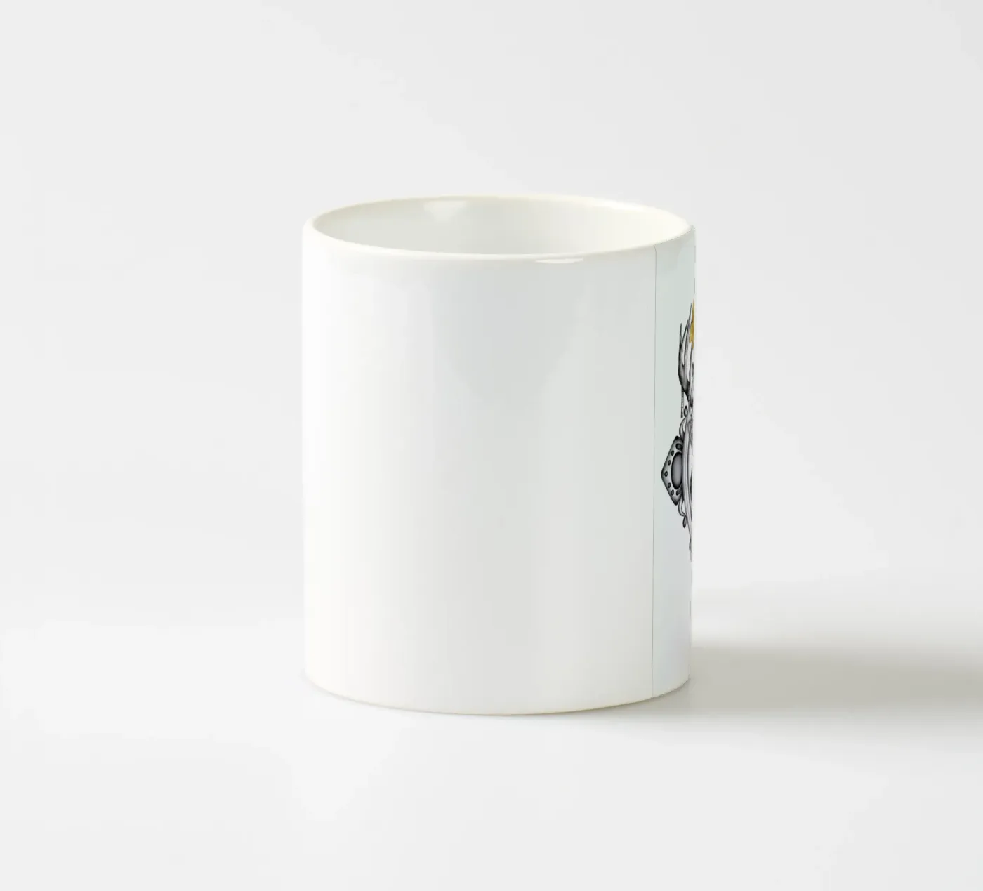 Deer ceramic mug by Maria Vdovichenko