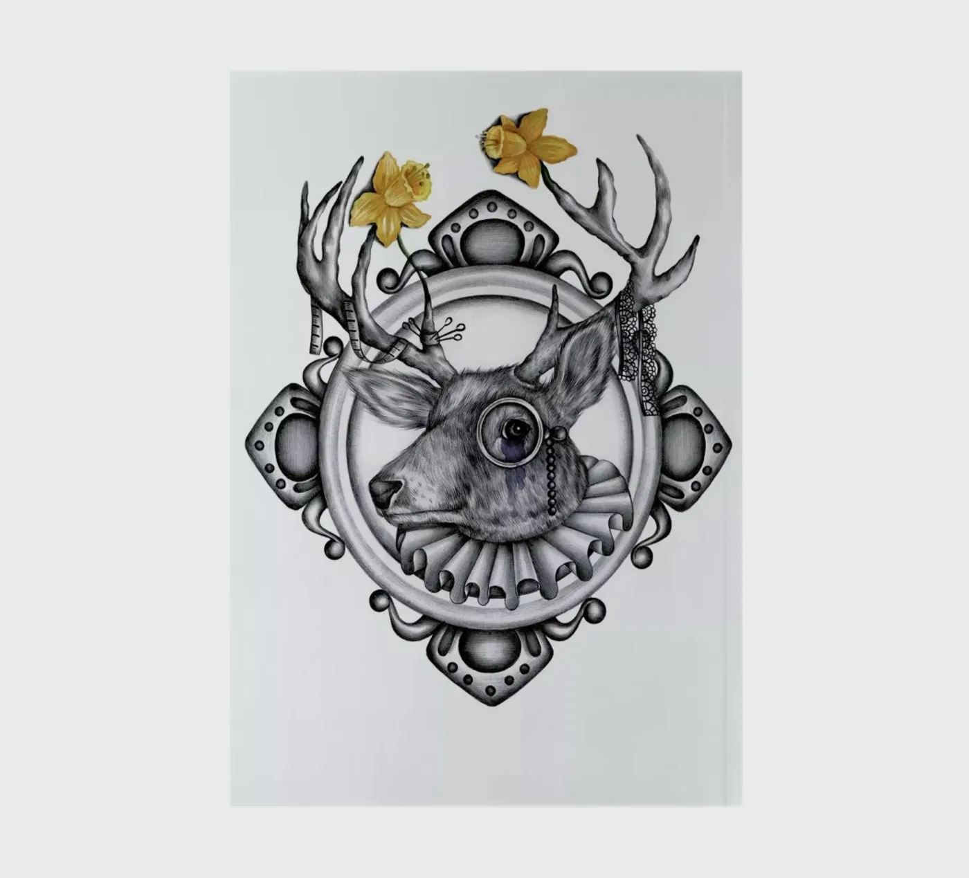 Deer notebook by Maria Vdovichenko