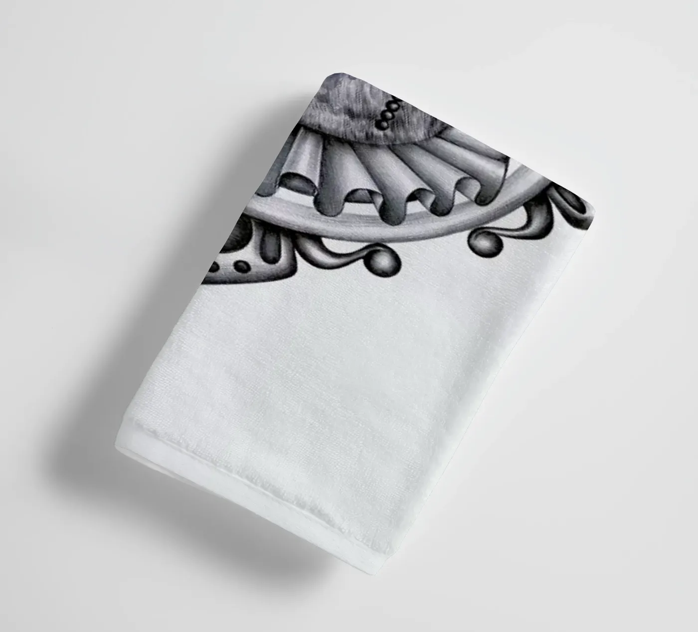 Deer towel by Maria Vdovichenko