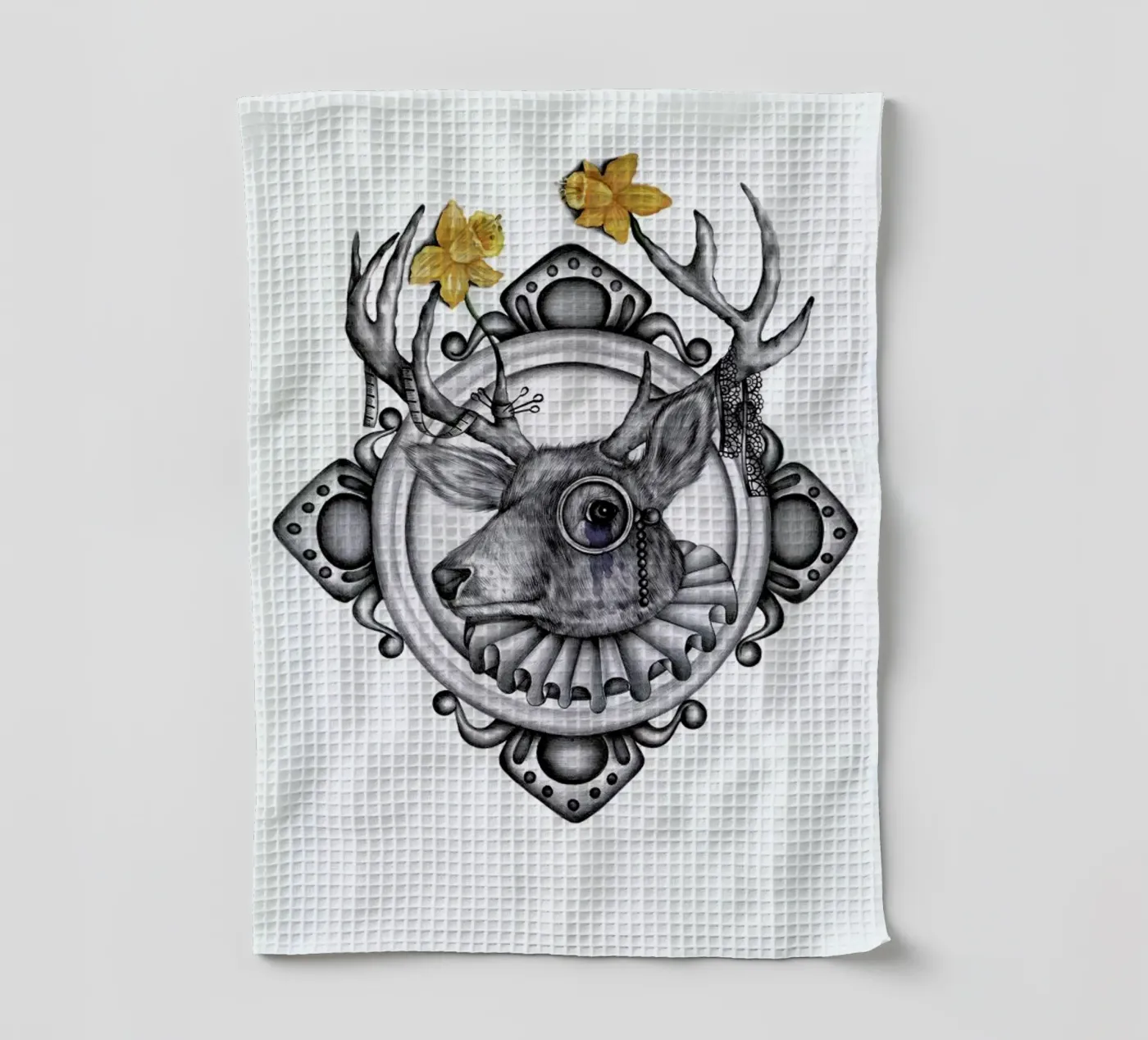 Deer torchon de Maria Vdovichenko
