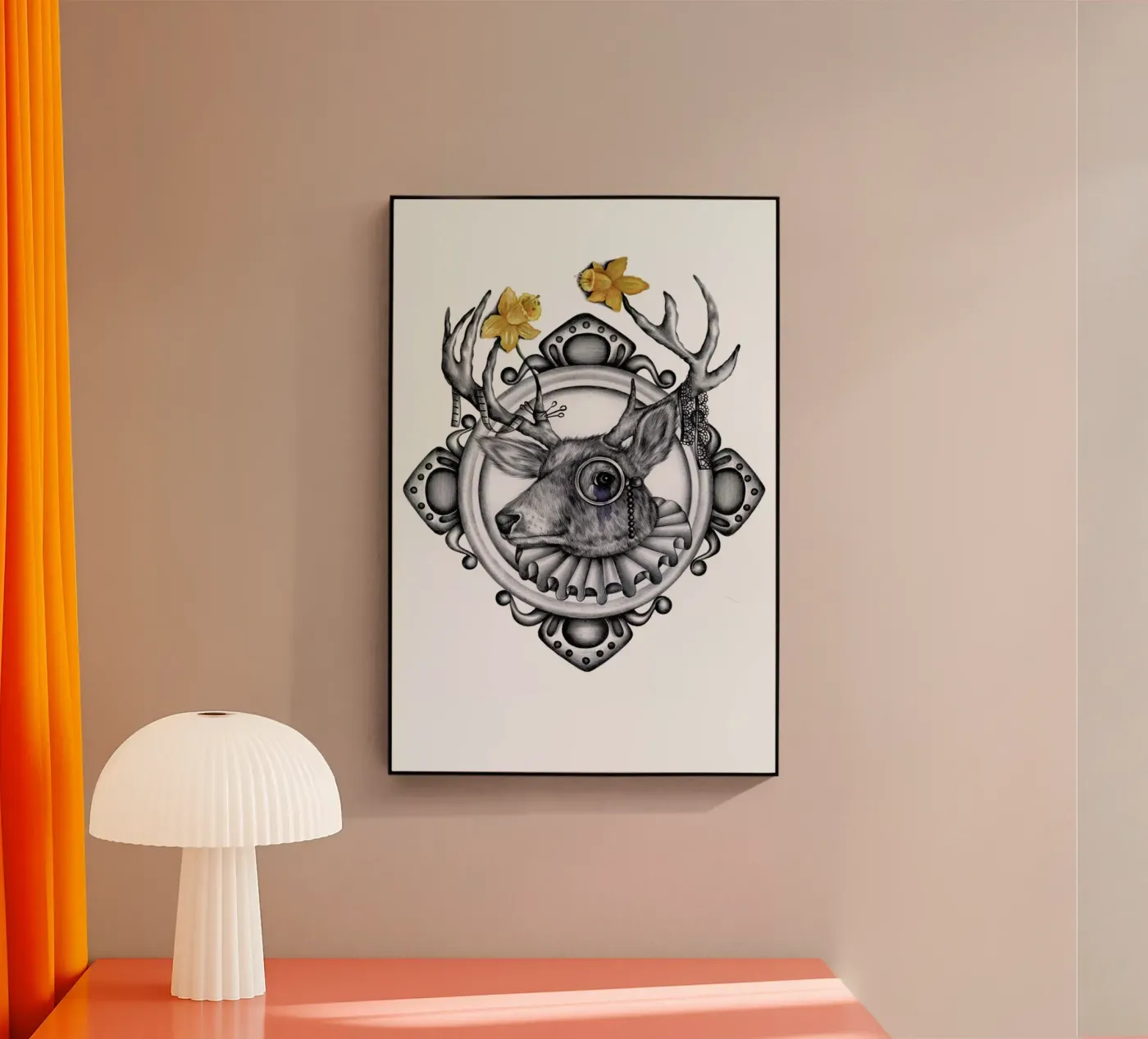Deer plexiglas de Maria Vdovichenko