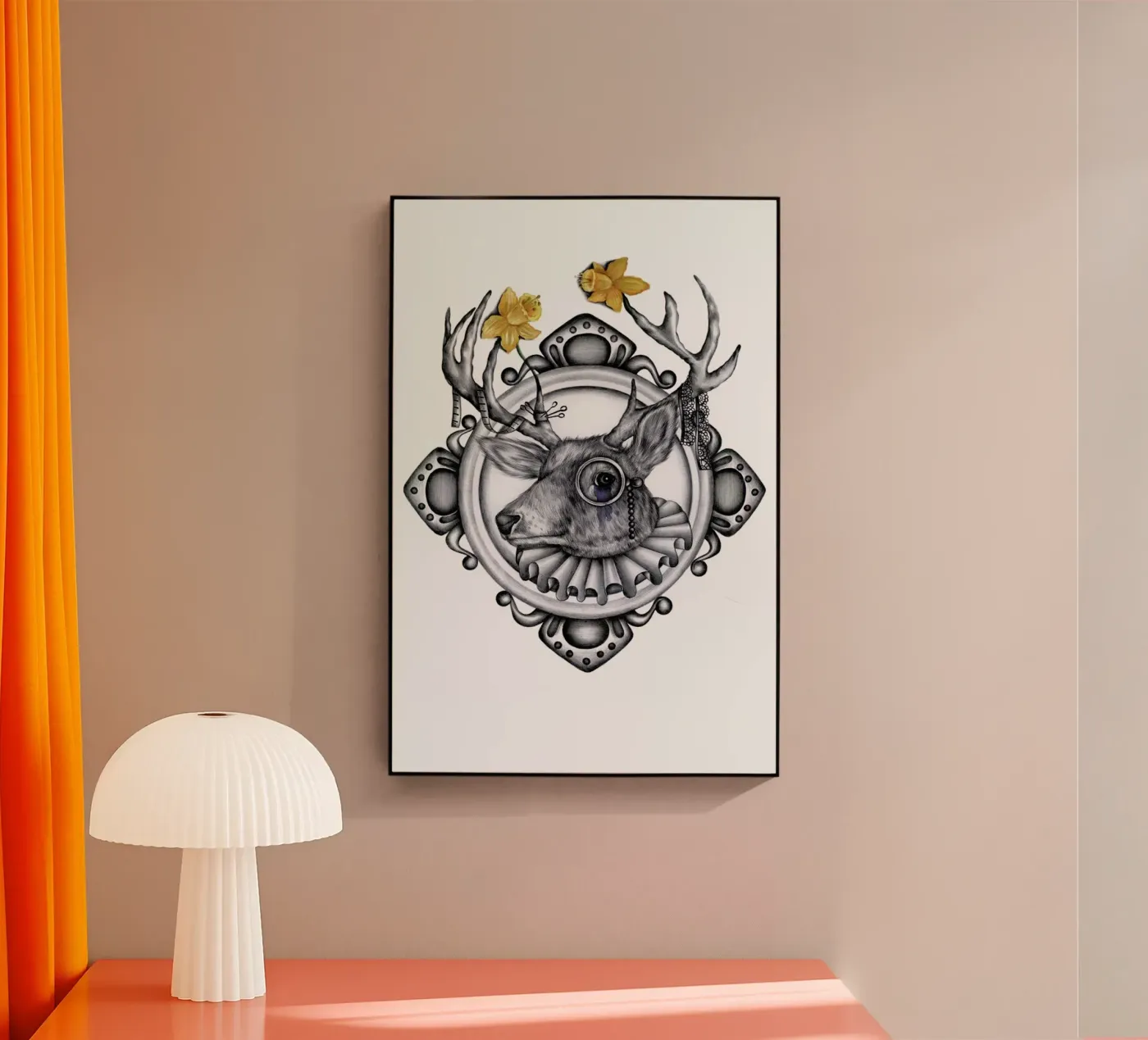 Deer plexiglas de Maria Vdovichenko