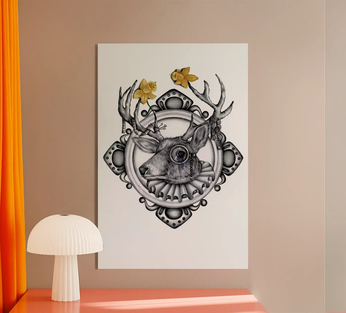 Deer plexiglas de Maria Vdovichenko