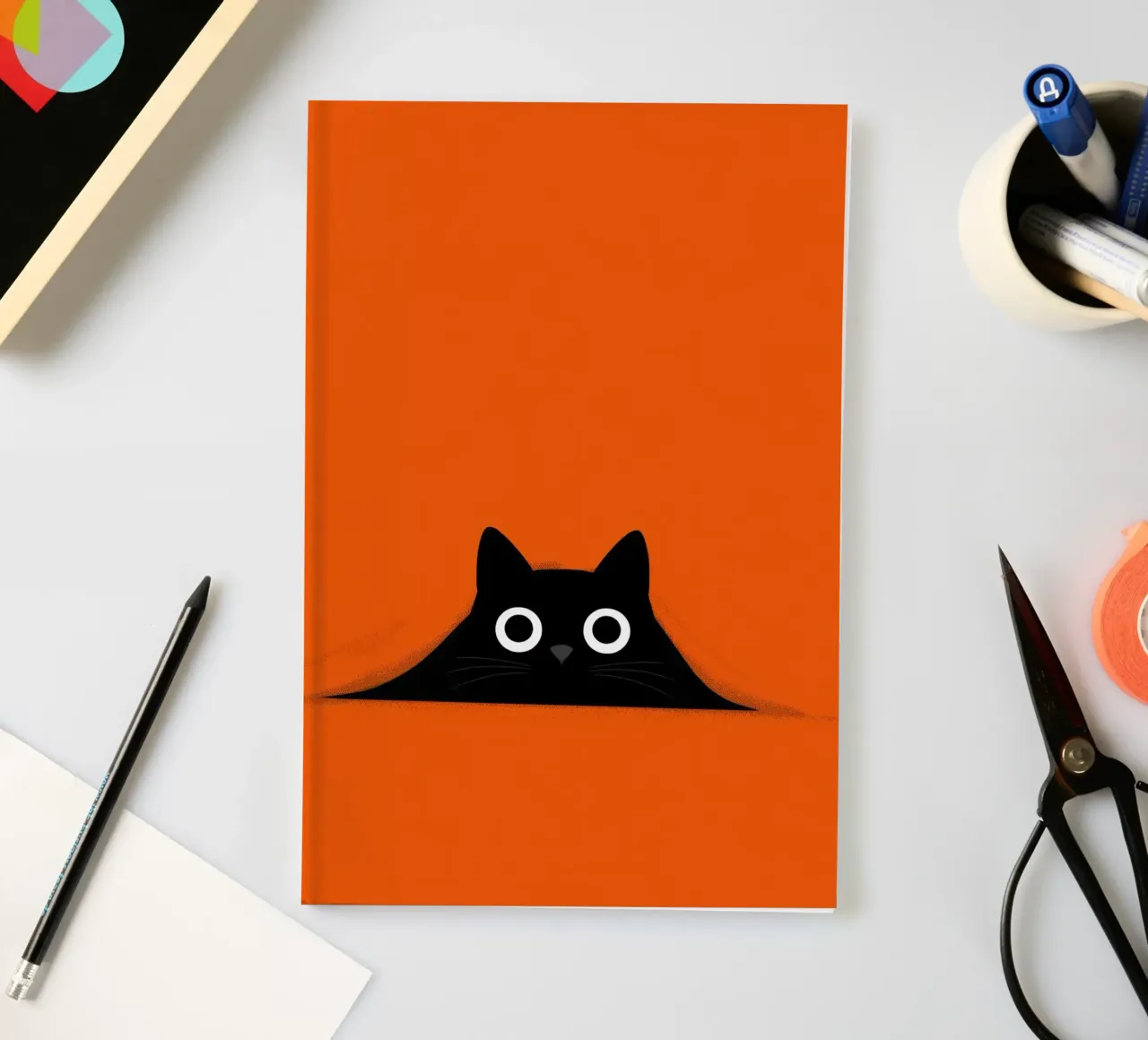 Peekaboo cat notebook by Pictura