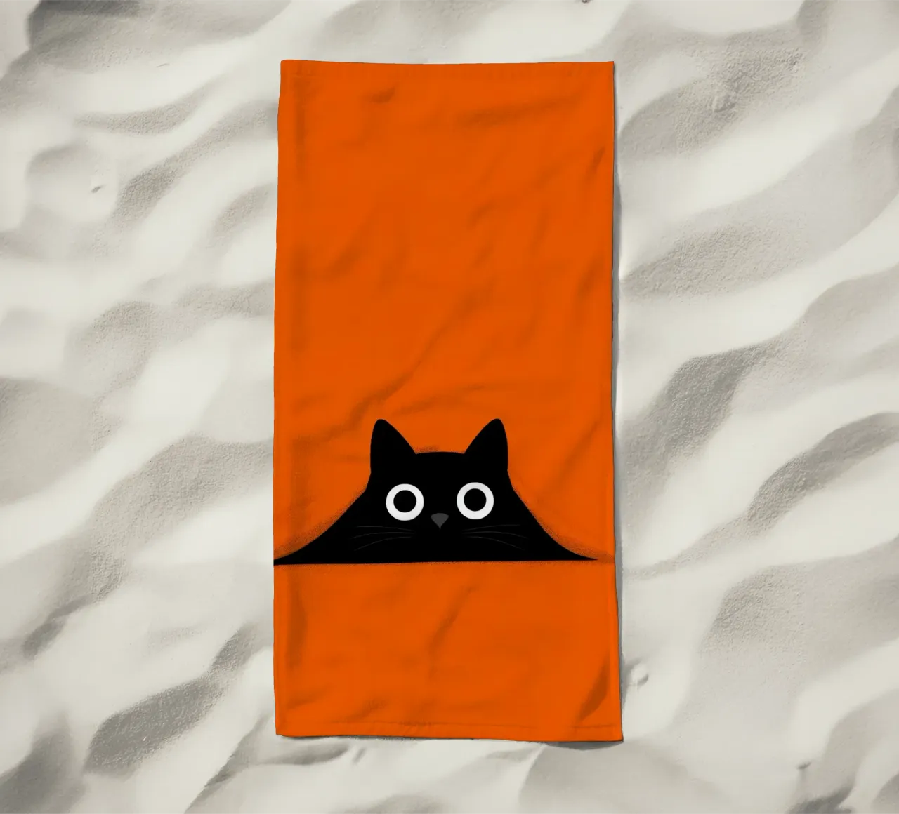Gatto peekaboo telo mare da Pictura