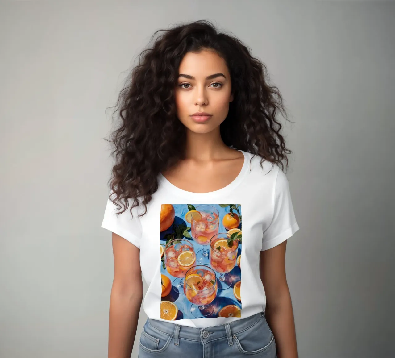 Sip Aperol Spritz t-shirt da donna da Attaboy Dsgn