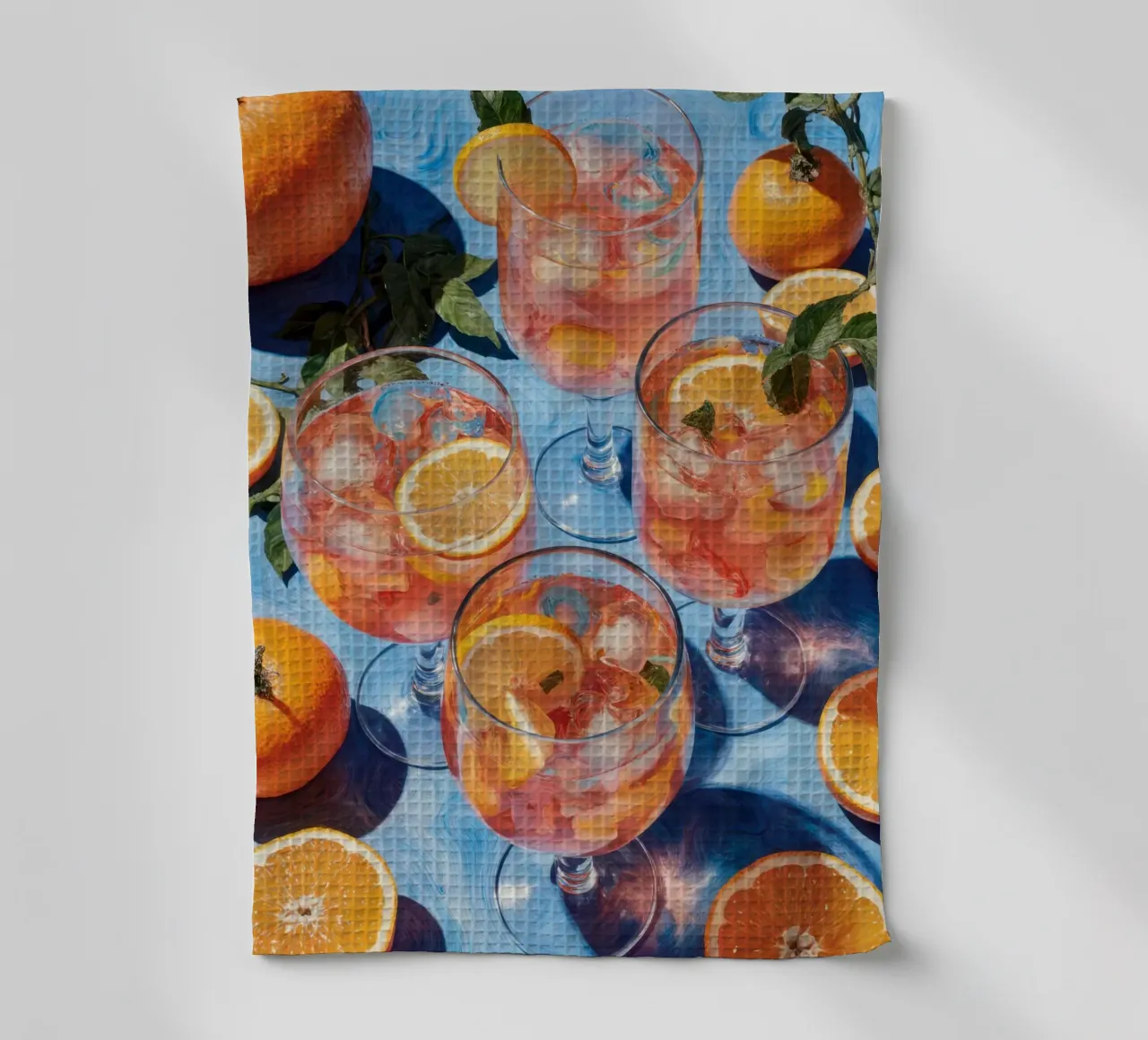 Sip Aperol Spritz canovaccio da cucina da Attaboy Dsgn