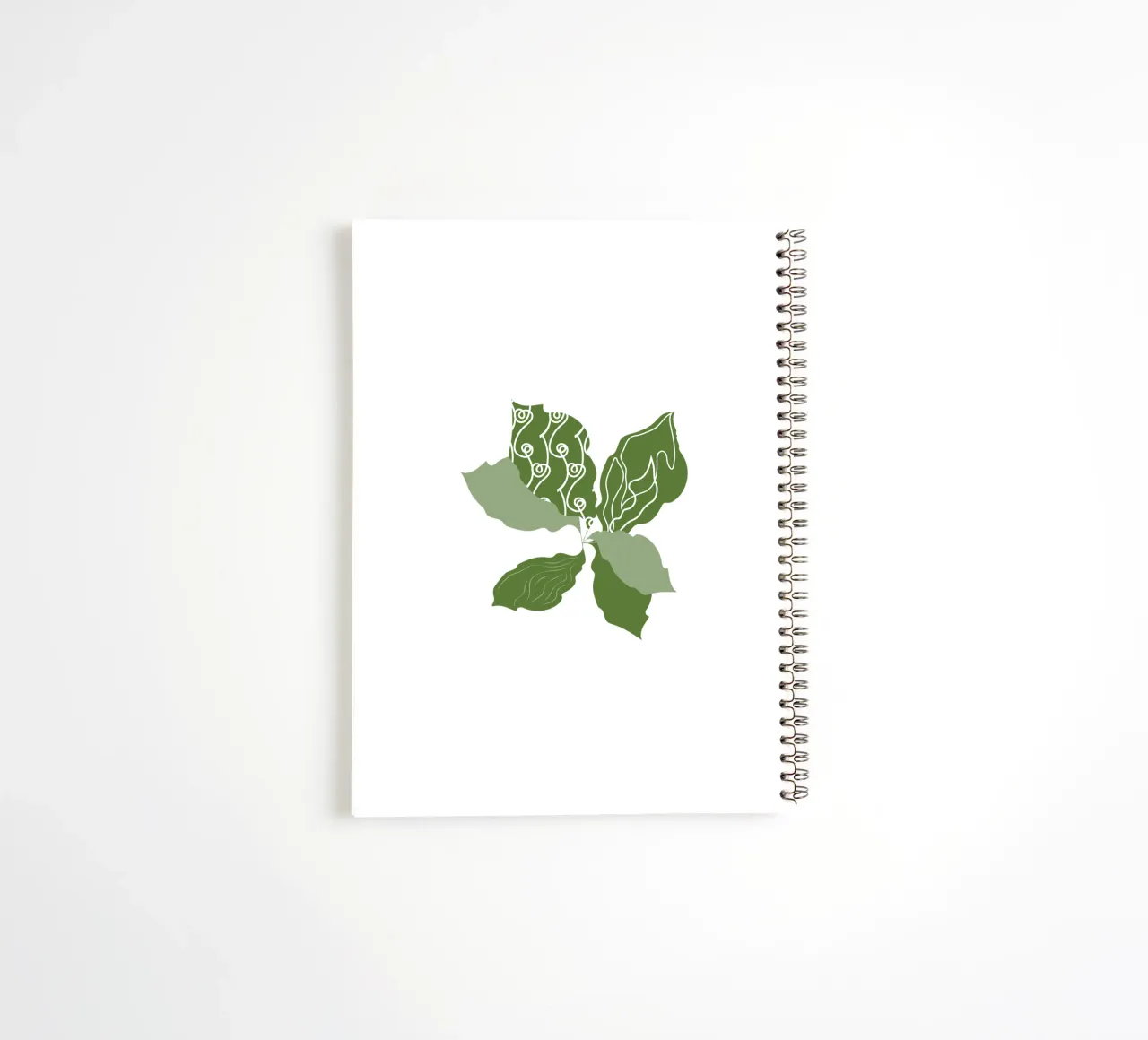 Textures of stillness / My garden spiral notebook by Carrot & Soul