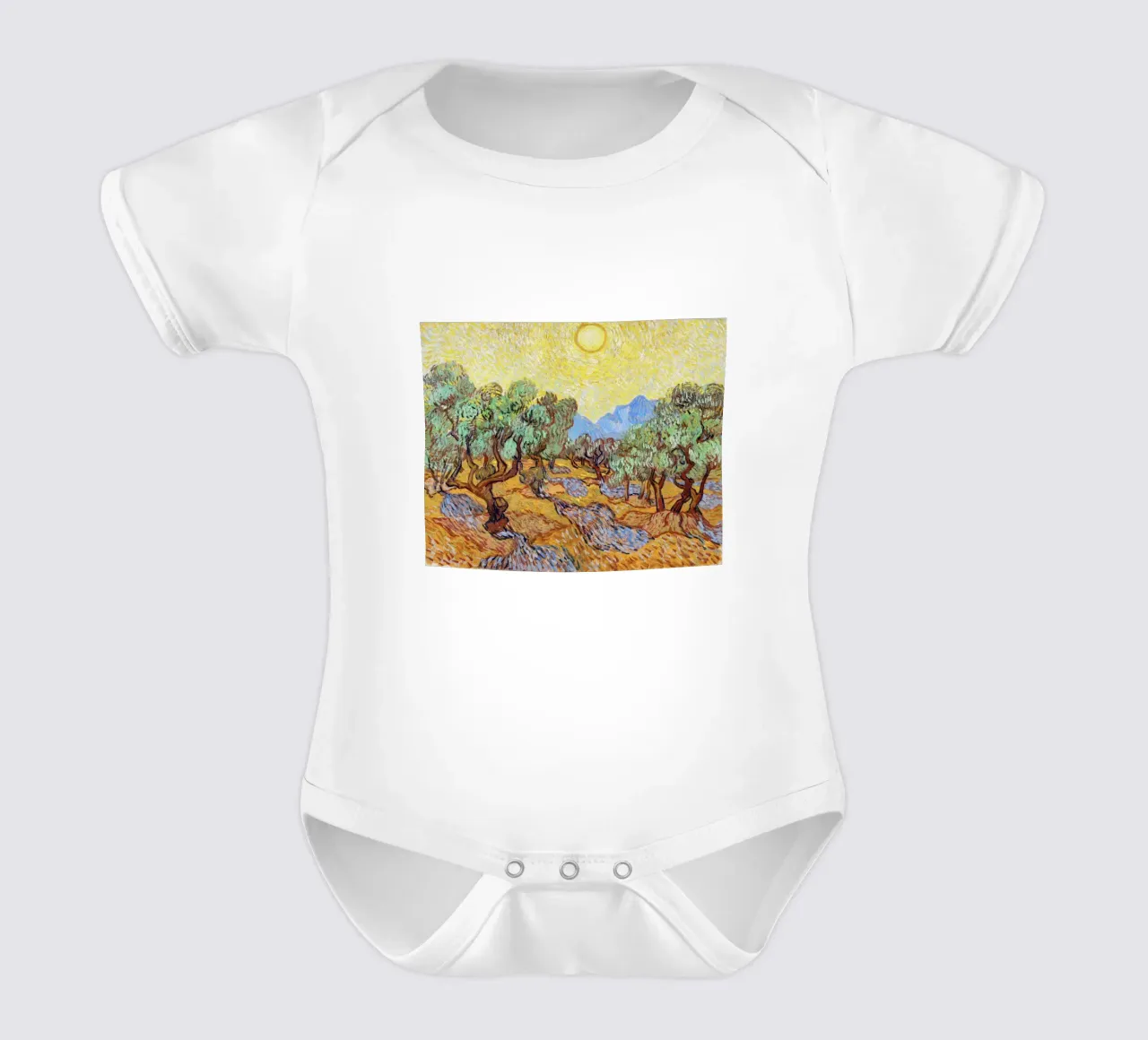 Les oliviers (1889) de Vincent van Gogh body bébé de Art History