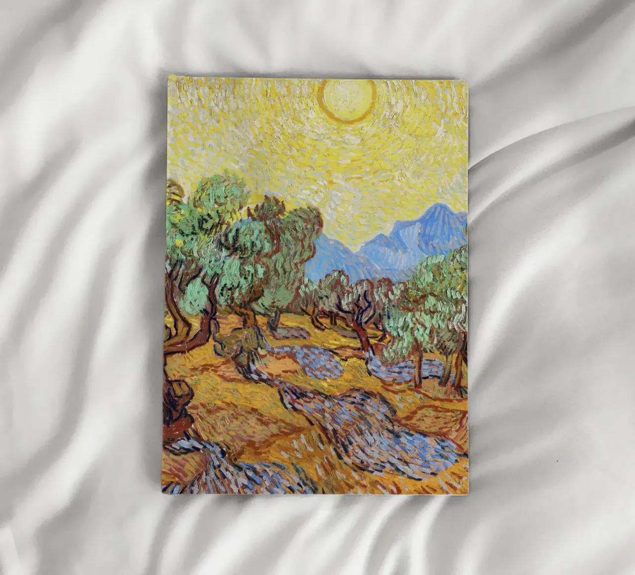 Olive Trees (1889) by Vincent van Gogh notebook by Art History