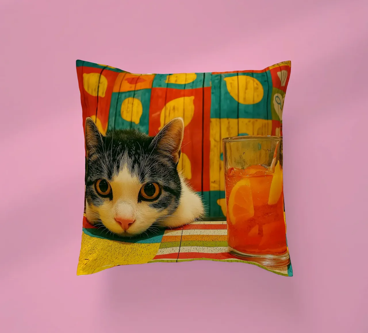 Gatto in cucina cuscino da Pictura