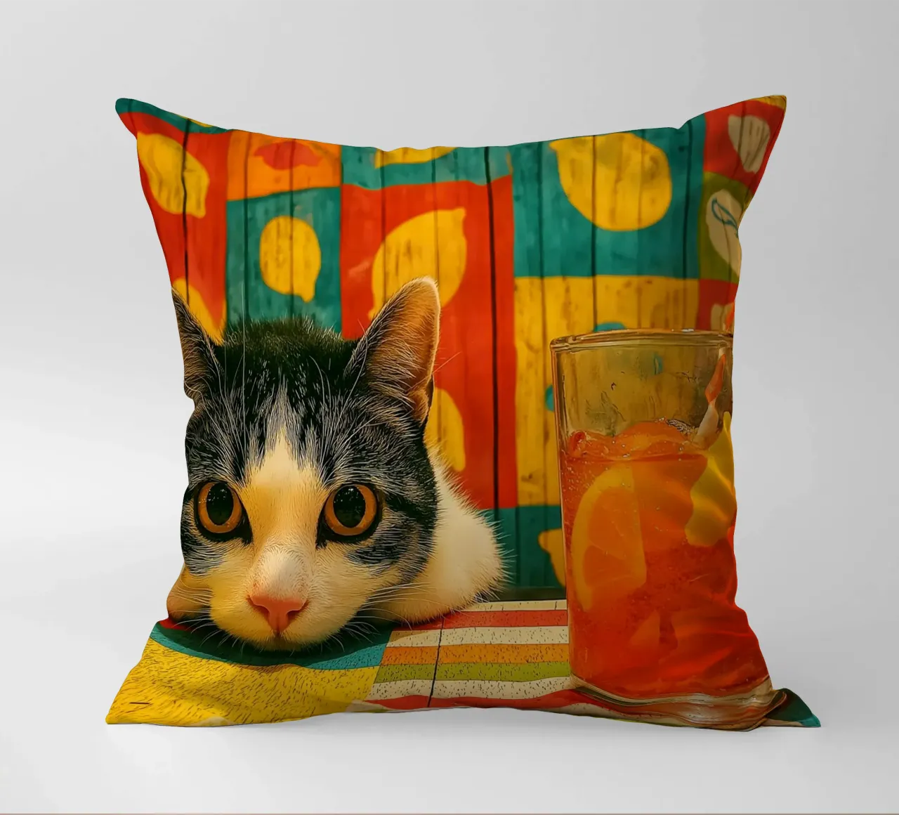 Gatto in cucina cuscino da Pictura