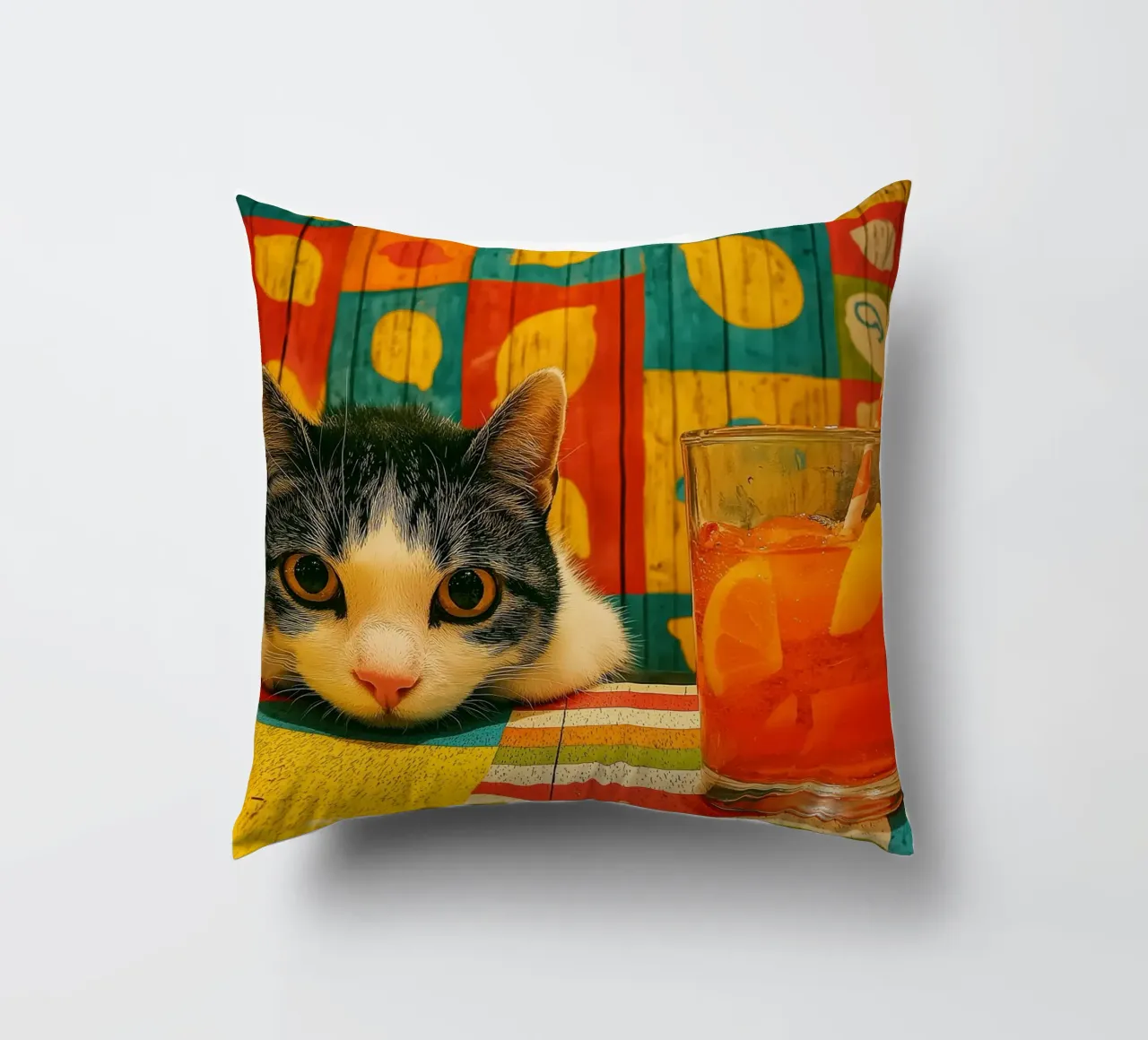 Gatto in cucina cuscino da Pictura
