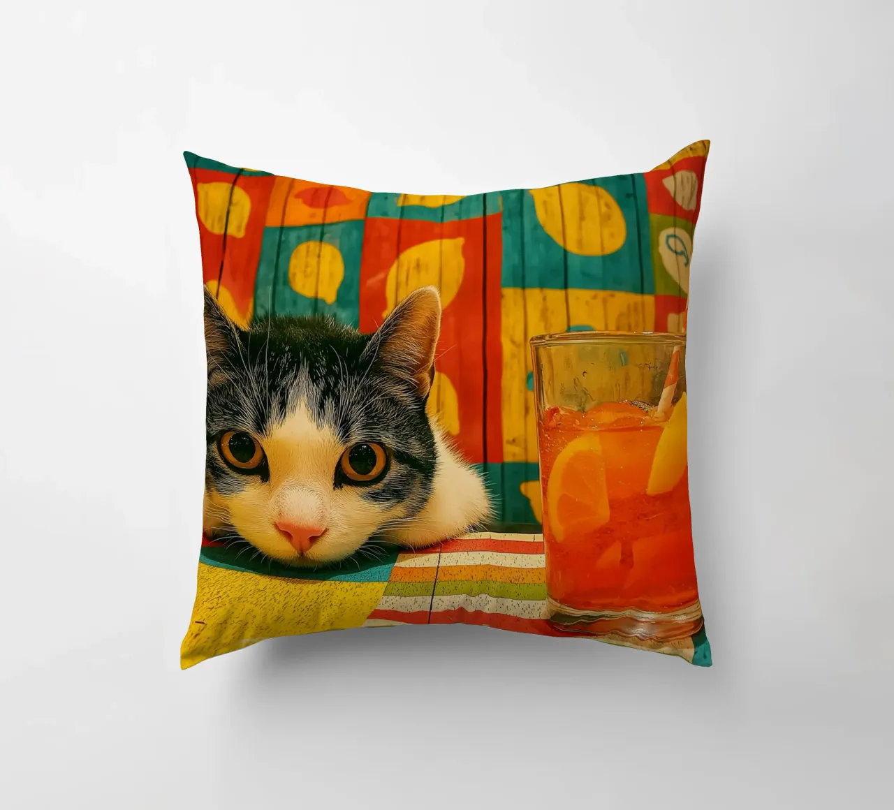 Gatto in cucina cuscino da Pictura