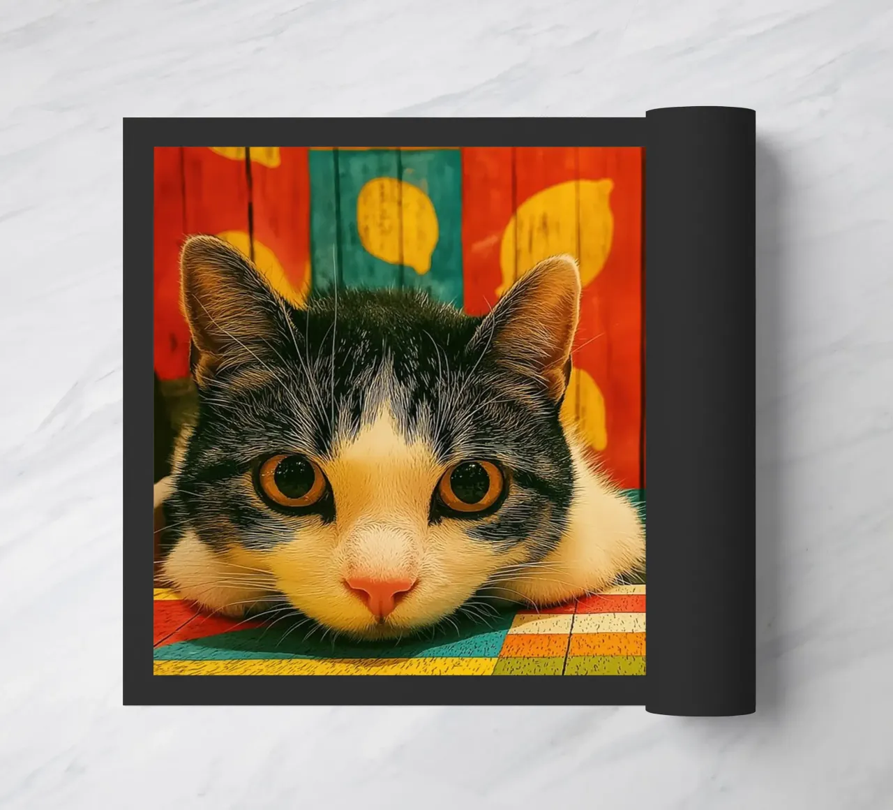 Gatto in cucina zerbino da Pictura