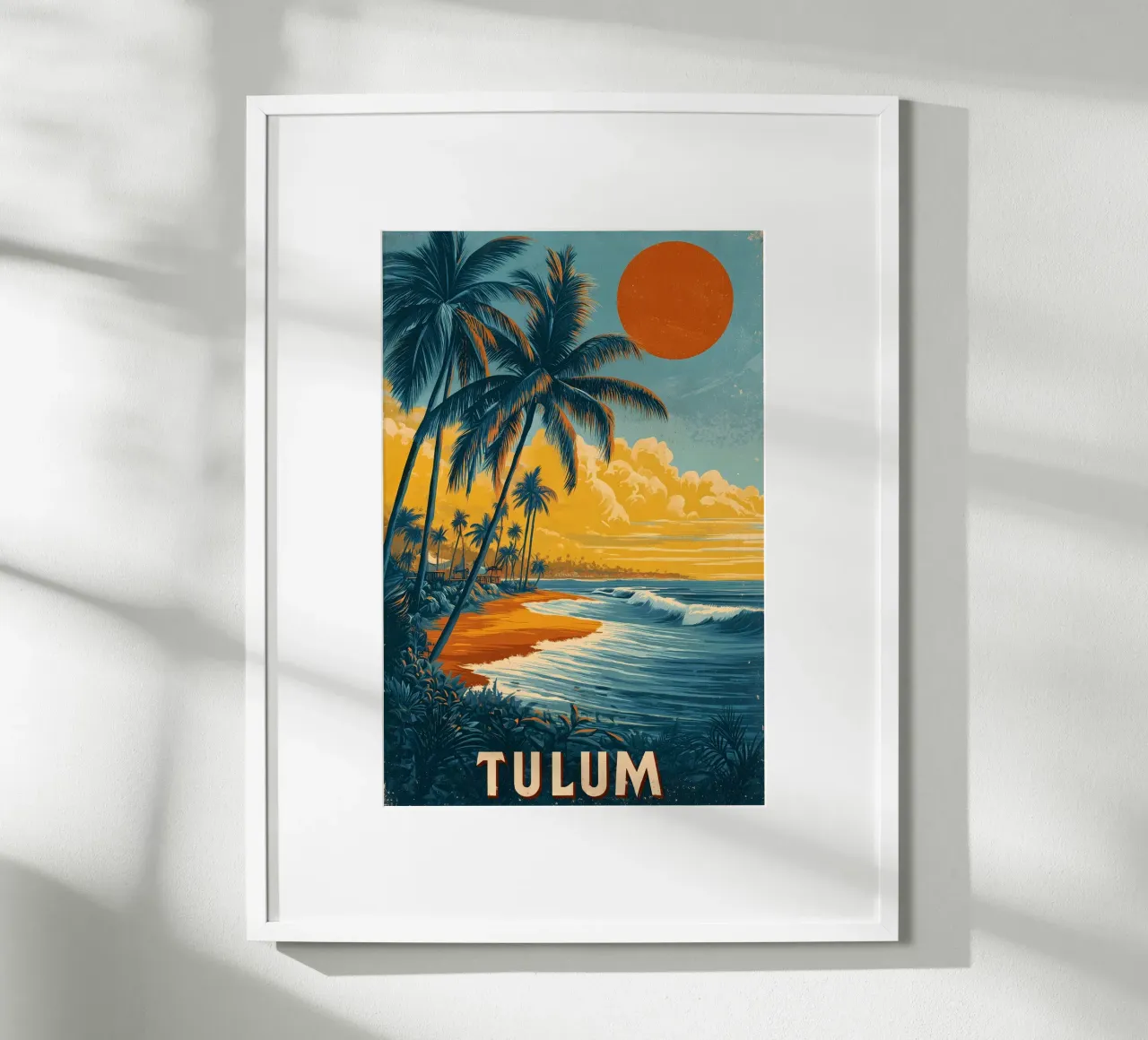 Tulum Messico poster da Vintage Travel Art