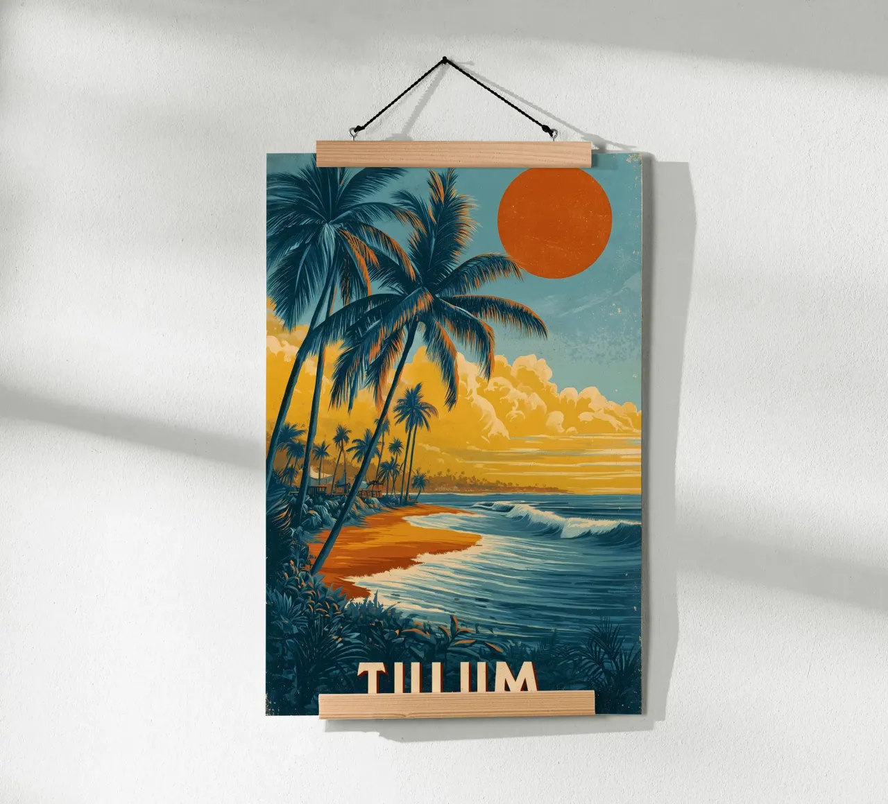 Tulum Messico poster da Vintage Travel Art